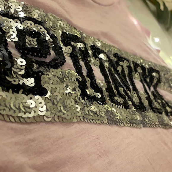 PINK Sequin Tank in Lavender - Picture 3 of 4